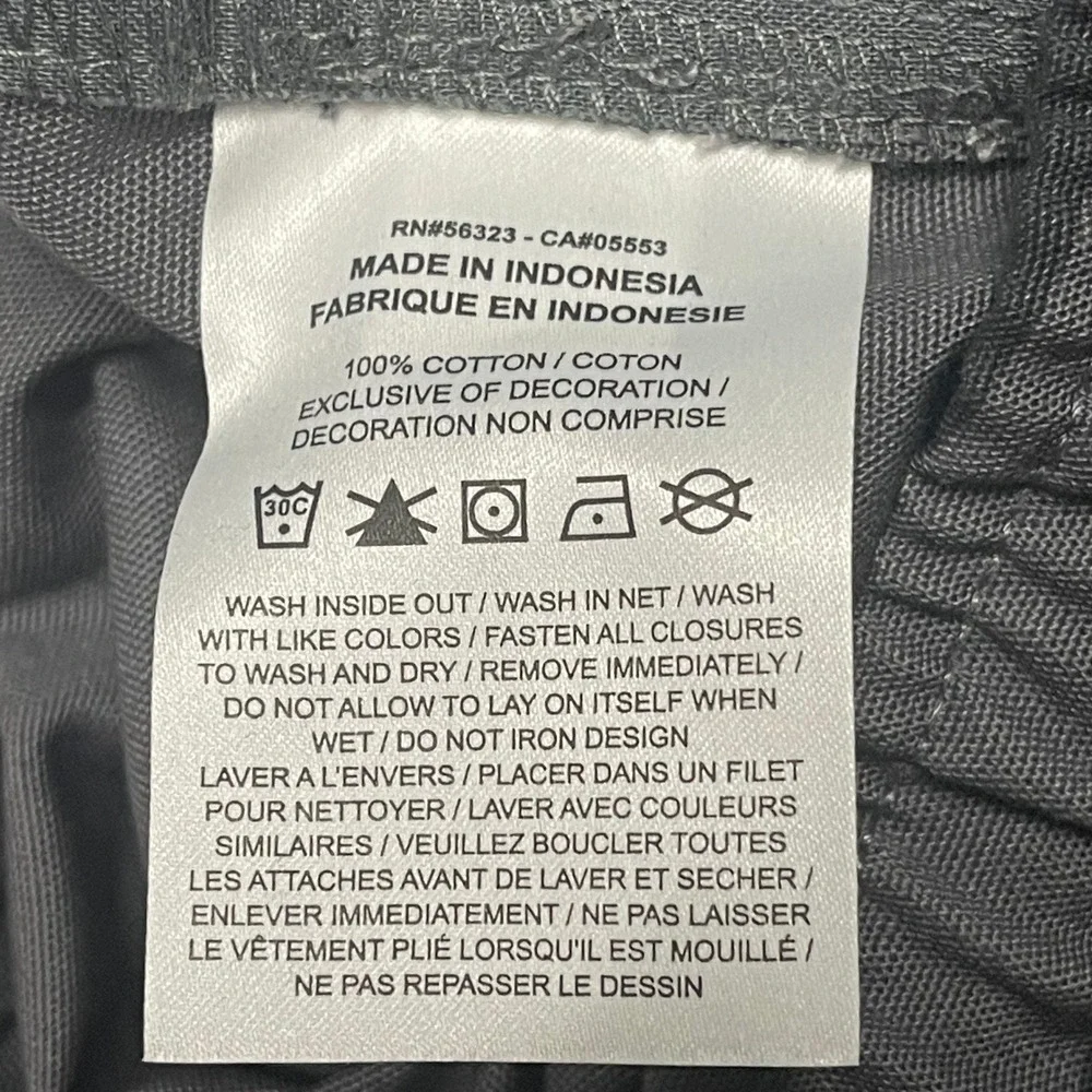 Jordan Pants Mens Medium Charcoal Gray Camo Essentials Cargo Drawstrings Outdoor